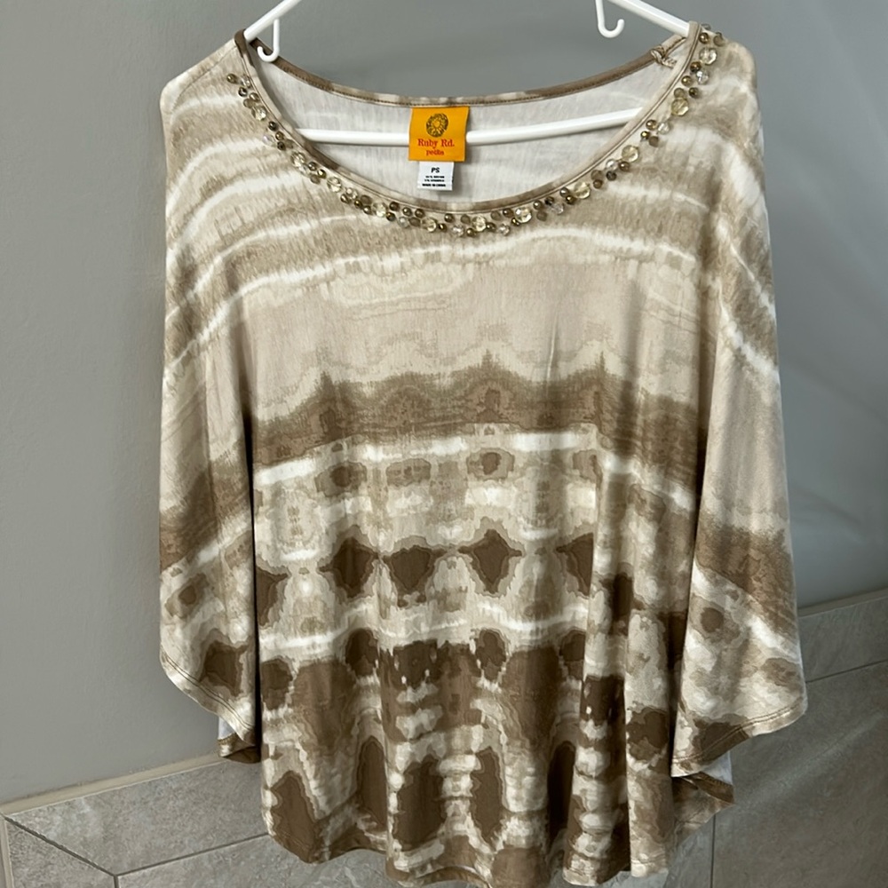 Ruby Rd. Petite Dolman Sleeve Top